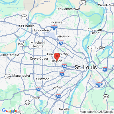 Map to  office in Clayton, MO