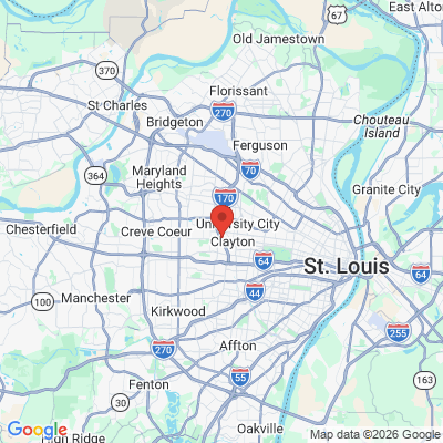Map to  office in Ladue, MO
