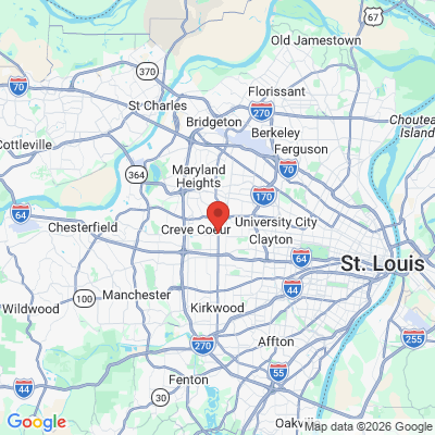 Map to  office in St. Louis, MO