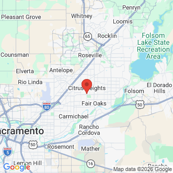 Map to Primary Office office in Citrus Heights, CA
