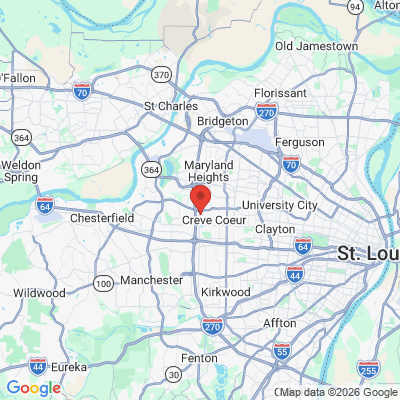 Map to  office in St. Louis, MO