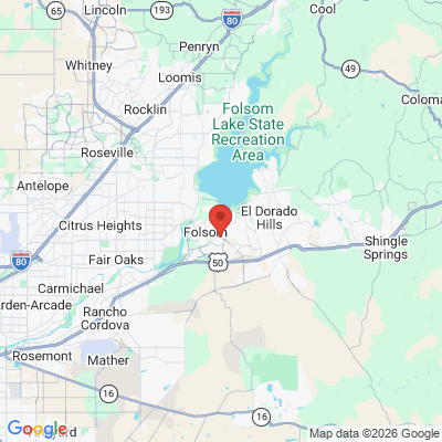Map to  office in Folsom, CA