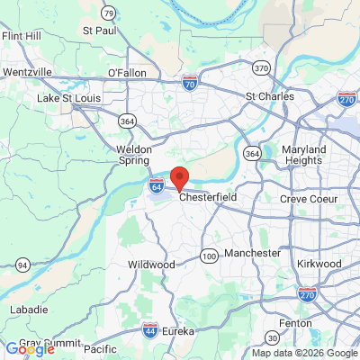 Map to  office in Chesterfield, MO