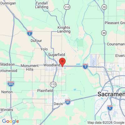 Map to  office in Woodland, CA
