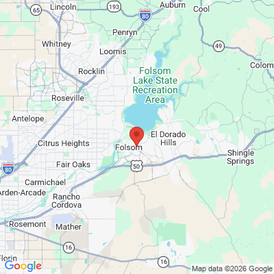 Map to  office in Folsom, CA