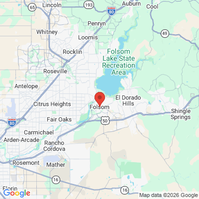 Map to  office in Folsom, CA