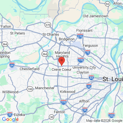 Map to  office in Creve Coeur, MO