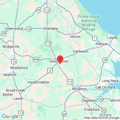 Map to  office in Georgetown, DE