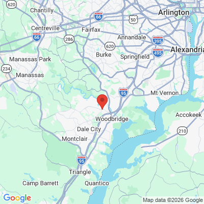 Map to  office in Woodbridge, VA