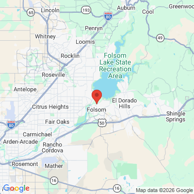 Map to  office in Folsom, CA