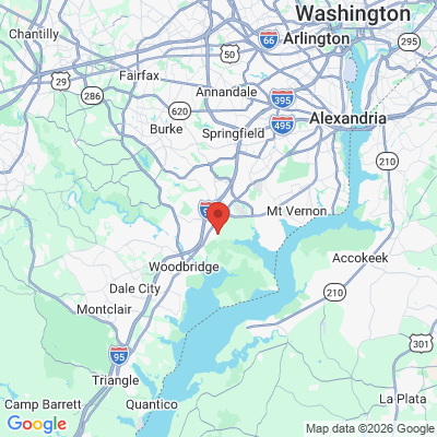 Map to  office in Lorton, VA