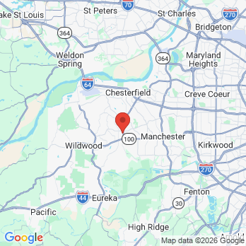 Map to Enable Dental  office in Ellisville, MO