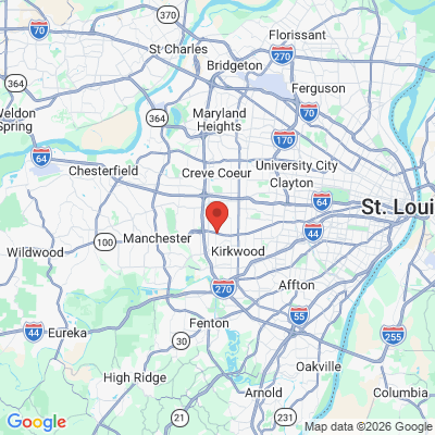 Map to  office in Des Peres, MO