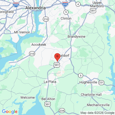 Map to  office in Waldorf, MD
