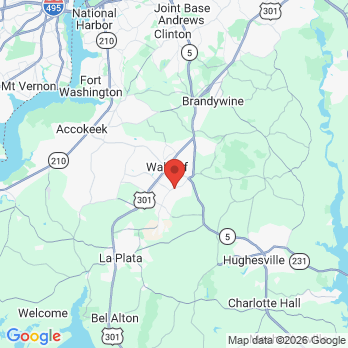 Map to Love My Dentist office in Waldorf, MD