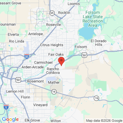 Map to  office in Rancho Cordova, CA