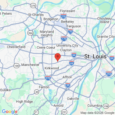 Map to  office in Rock Hill, MO