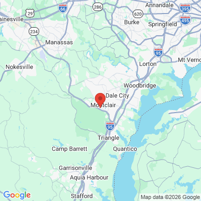 Map to  office in Dumfries, VA