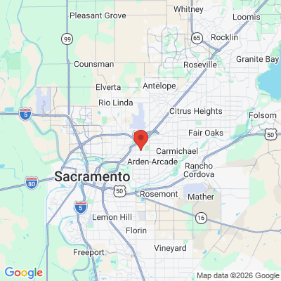 Map to  office in Sacramento, CA