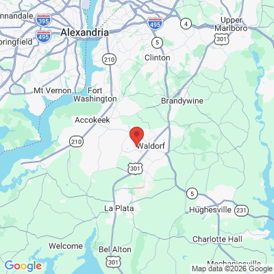 Map to  office in Waldorf, MD
