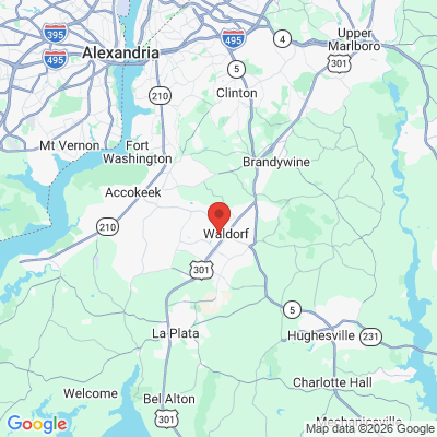 Map to  office in Waldorf, MD