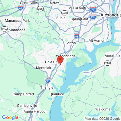Map to  office in Woodbridge, VA