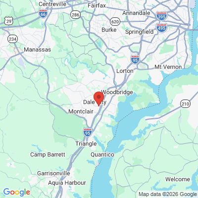 Map to  office in Woodbridge, VA