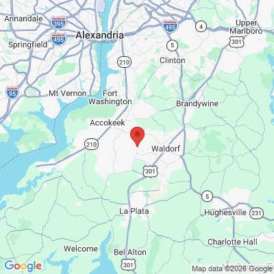 Map to  office in Waldorf, MD