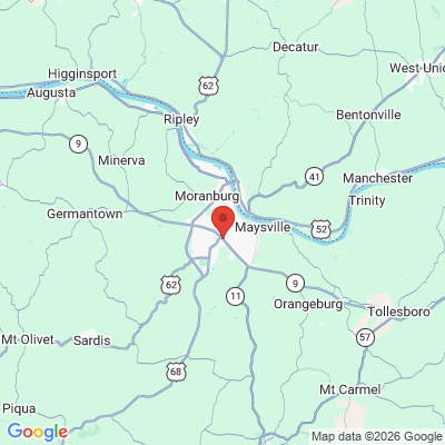 Map to  office in Maysville, KY