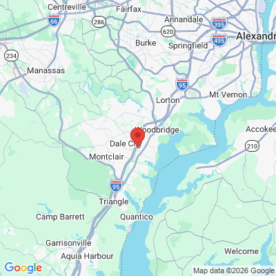 Map to  office in Woodbridge, VA