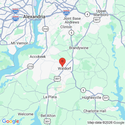 Map to  office in Waldorf, MD