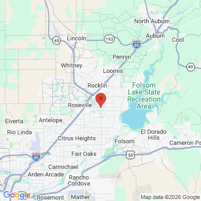 Map to  office in Roseville, CA