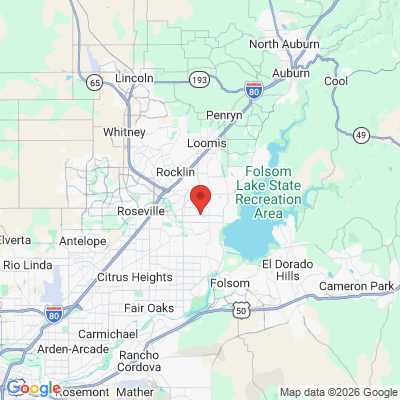 Map to  office in Granite Bay, CA