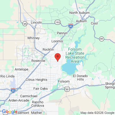 Map to  office in Granite Bay, CA