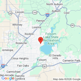 Map to MMO (Marina Milstein Orthodontics office in Granite Bay, CA