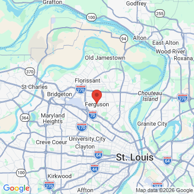 Map to  office in Ferguson, MO