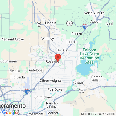 Map to Horus Dental The best Dentist in Roseville area  office in Roseville, CA