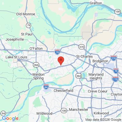 Map to  office in Saint Peters, MO