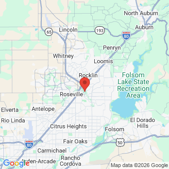 Map to CHOICE Healthcare Services office in Roseville, CA