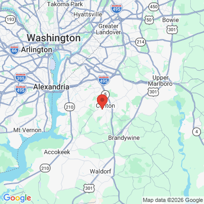 Map to  office in Clinton, MD
