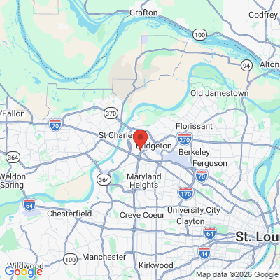 Map to  office in Bridgeton, MO