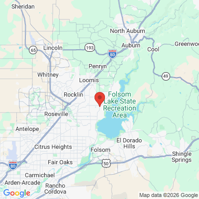 Map to  office in Granite Bay, CA