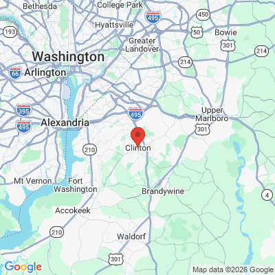 Map to  office in Clinton, MD