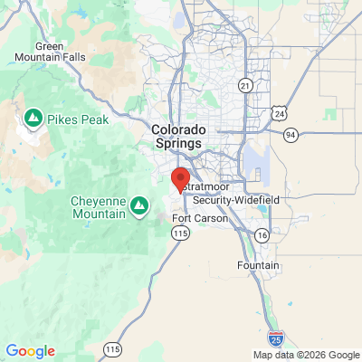 Map to  office in Colorado Springs, CO