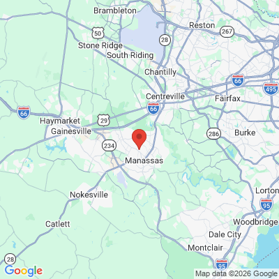 Map to  office in Manassas, VA