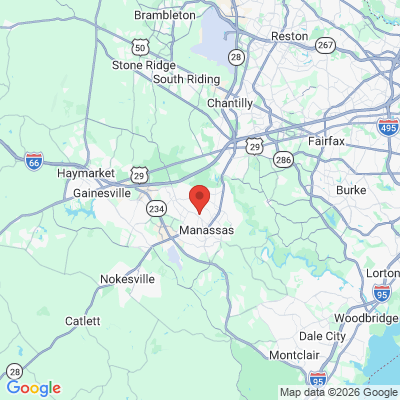 Map to  office in Manassas, VA