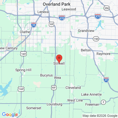 Map to  office in Stilwell, KS