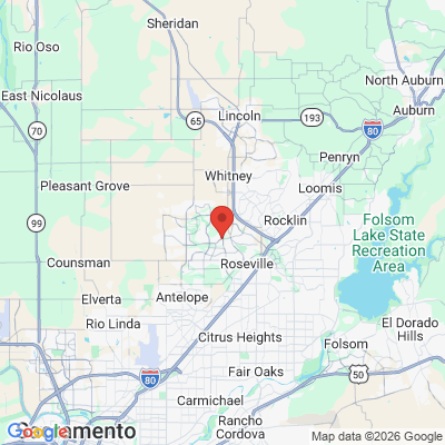 Map to  office in Roseville, CA