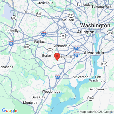 Map to  office in West Springfield, VA