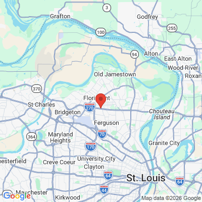 Map to  office in Florissant, MO